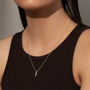 NEW Uncommon James gold Cutting Edge necklace